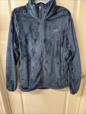 The North Face Plush Full-Zip Jacket - Deep Blue